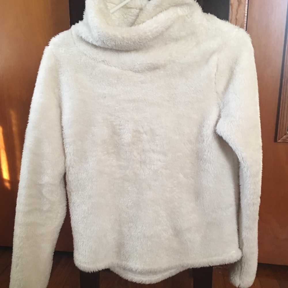 White Fleece Top